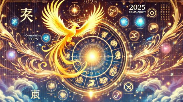 金の鳳凰座2025年相性ランキング！相性がいいタイプはどれ？